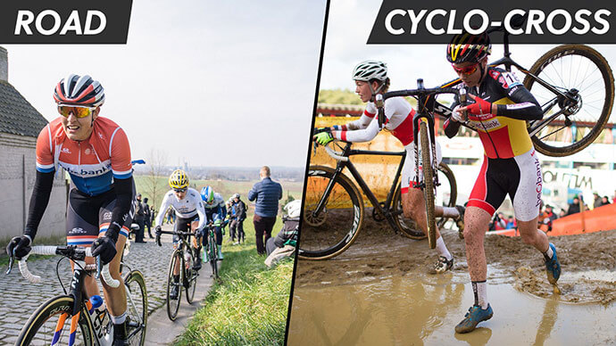 Ciclismo de Estrada e Cyclocross // Imagens mostram diferenças entre modalidades